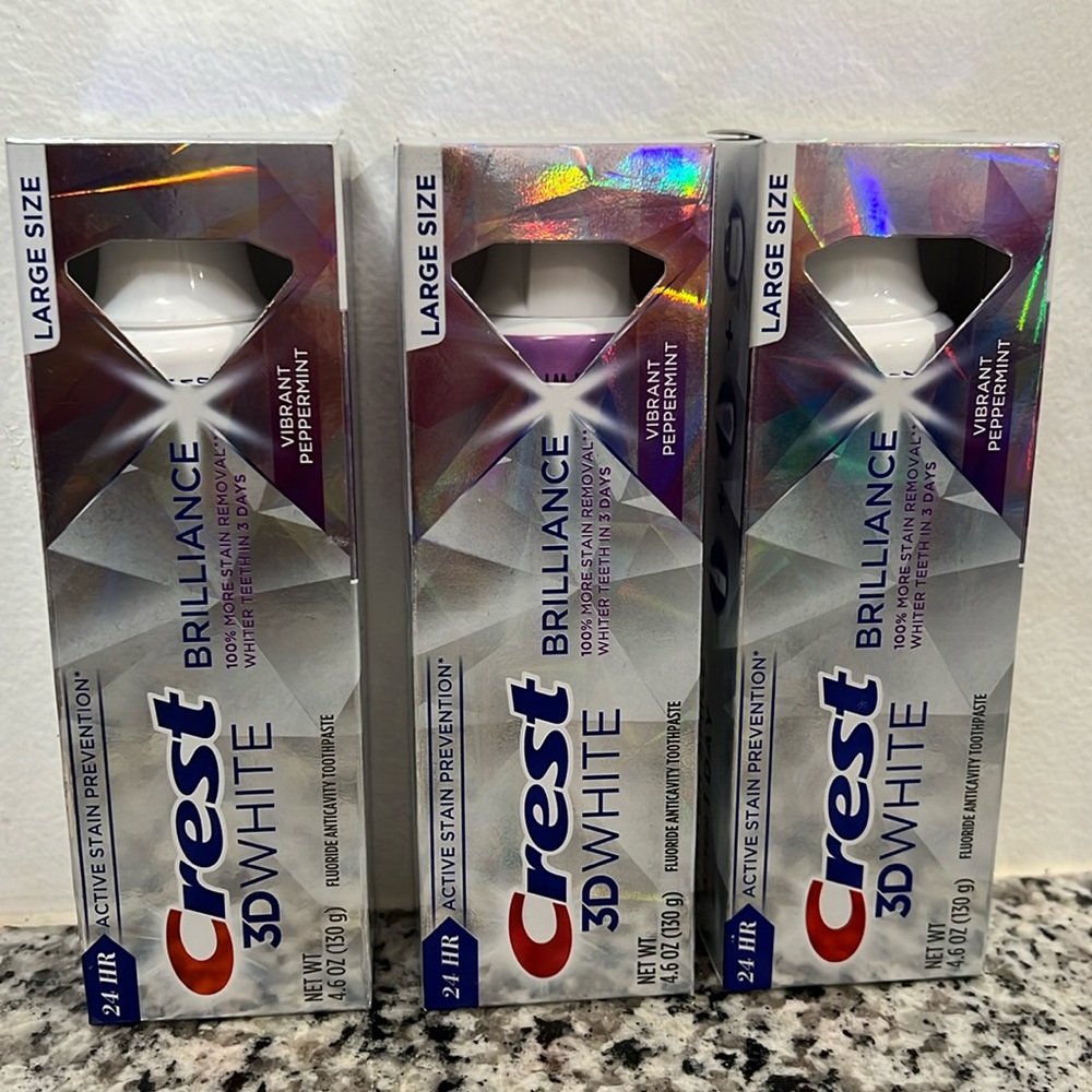 3x Crest 3D White Brilliance